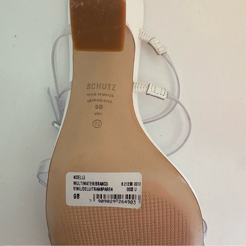 SCHUTZ | White Strappy High Heel Sandals - Picture 11 of 13